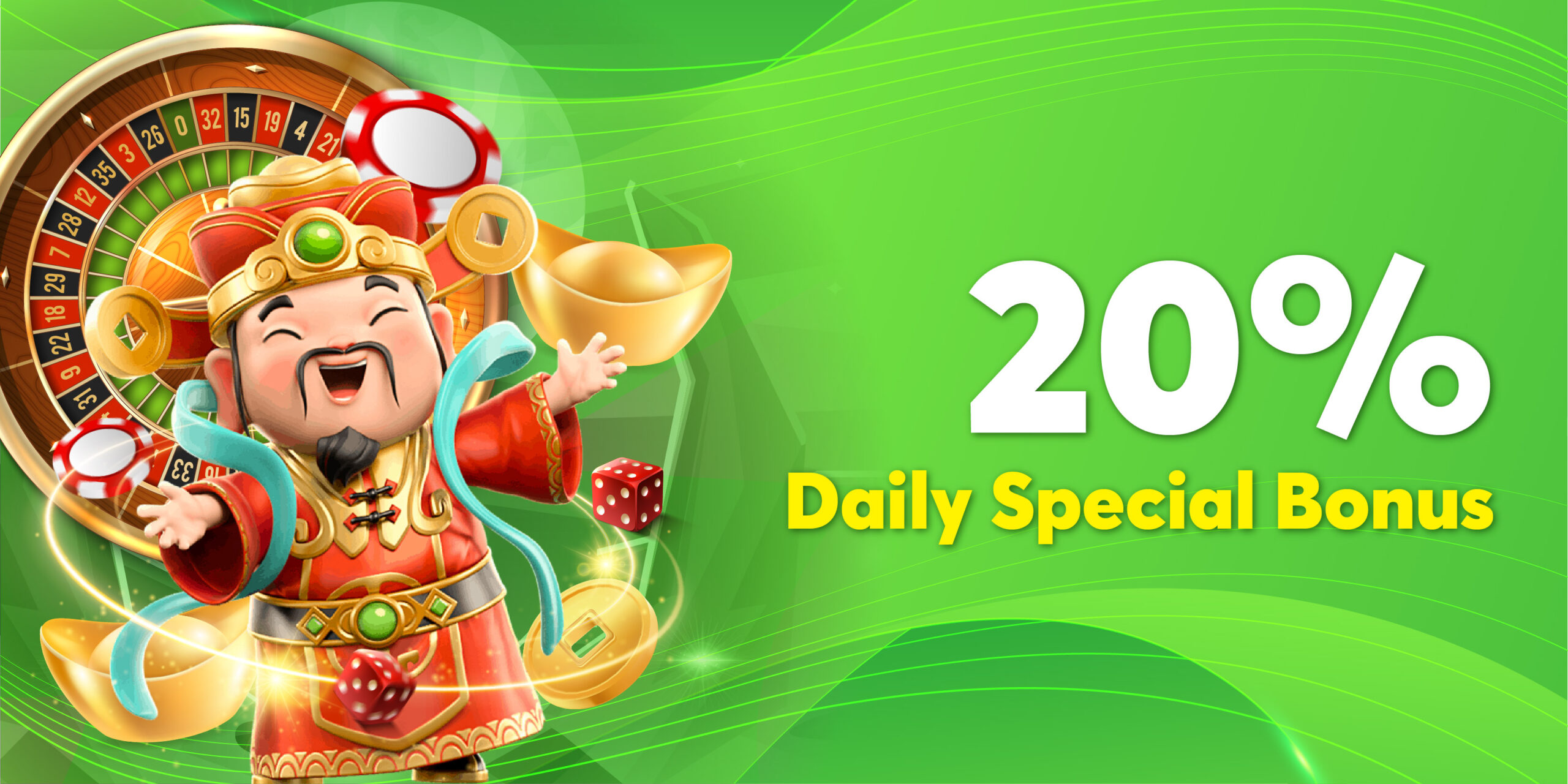 Asiaboleh 20% Daily Special Bonus Malaysia Online Casino